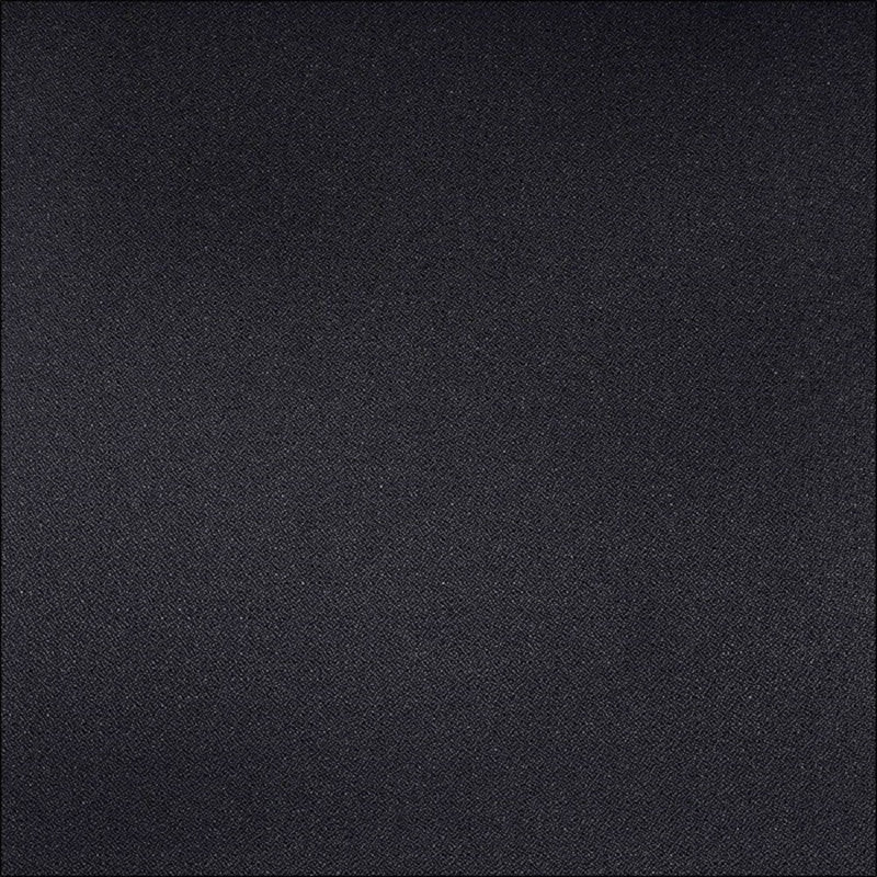 Chaise d'invité noire en tissu