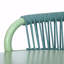 Ensemble de 2 tabourets de bar d'extérieur, structure en aluminium d'une hauteur de siège de 29 po avec dossier tissé en corde festonné-556889822
