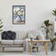 Arrangement ivoire dans un cadre flottant bleu, design par Gina Kelly-721555432-721555433