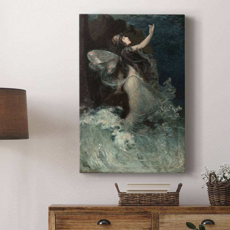 Impression de portrait rétro «Liv» par Cavas, H 18 po x l 12 po