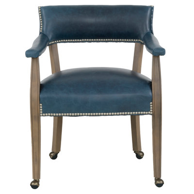 Chaise d'appoint en cuir Thayer