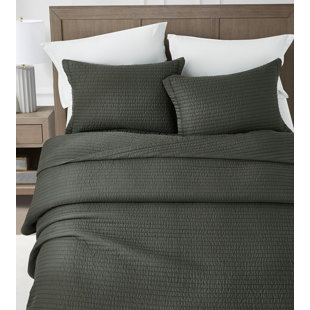Silky Cooling Eucalyptus Tencel Lyocell Pick Stitch Quilt Set