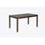 Ensemble de salle à manger de cuisine 6 pièces, table de salle à manger rectangulaire en bois avec 4 chaises rembourrées et un banc, ensemble de table de salle à manger pour 6 personnes, salon, bar et cuisine, noyer