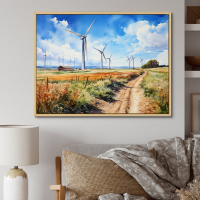 " Wind Turbines In Countryside I "