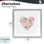Blooming Pastel Heart, reproduction encadrée sous verre, design par Lanie Loreth-2030291244-2030291241