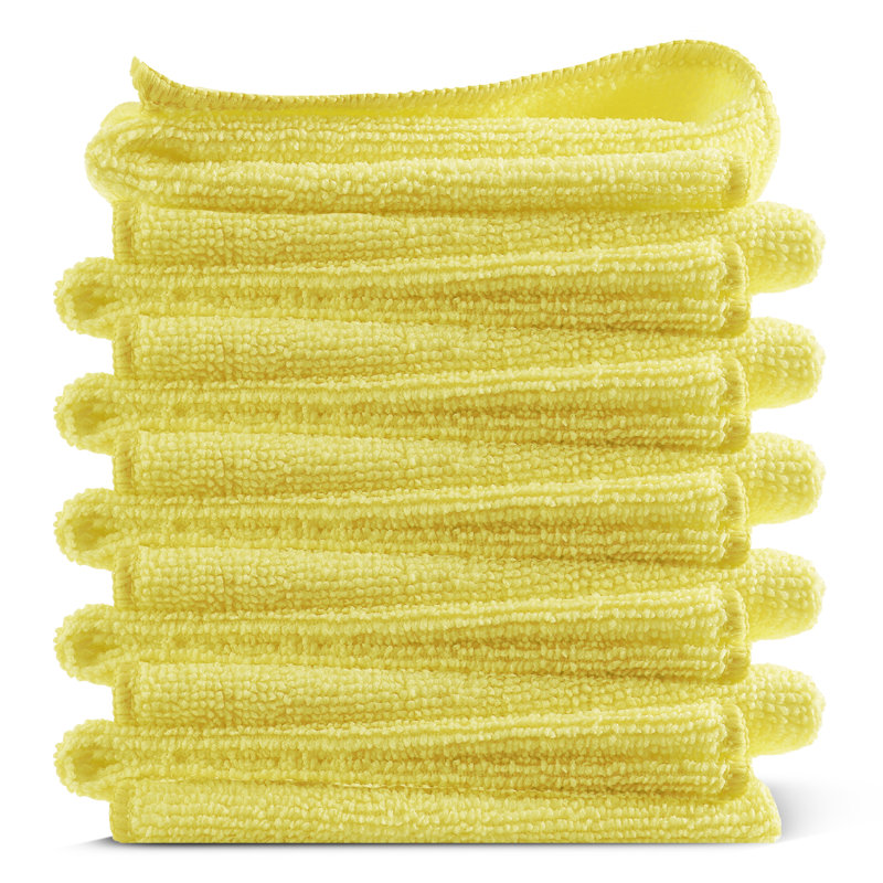 Microfiber Cleaning Cloths, Yellow
