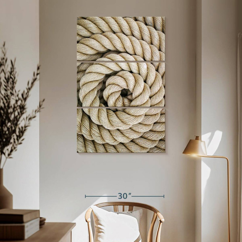 Corde en spirale, H 23 po x l 14 po