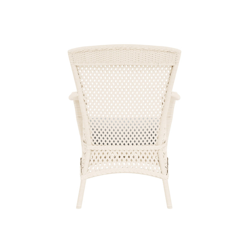 Grand Traverse Outdoor Dining Armchair, Caramel, Canvas Natural Sunbrella® Canvas