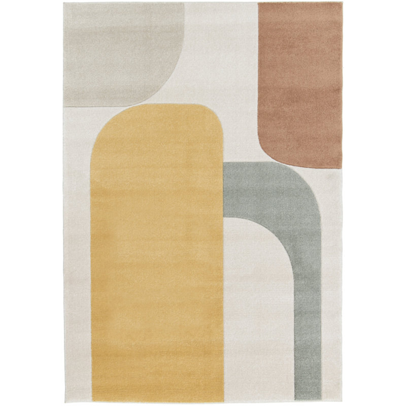 Farrar Abstract Area Rug, Rectangle 200 x 290cm