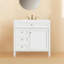 Meuble-lavabo moderne 36 "avec lavabo supérieur-101530199