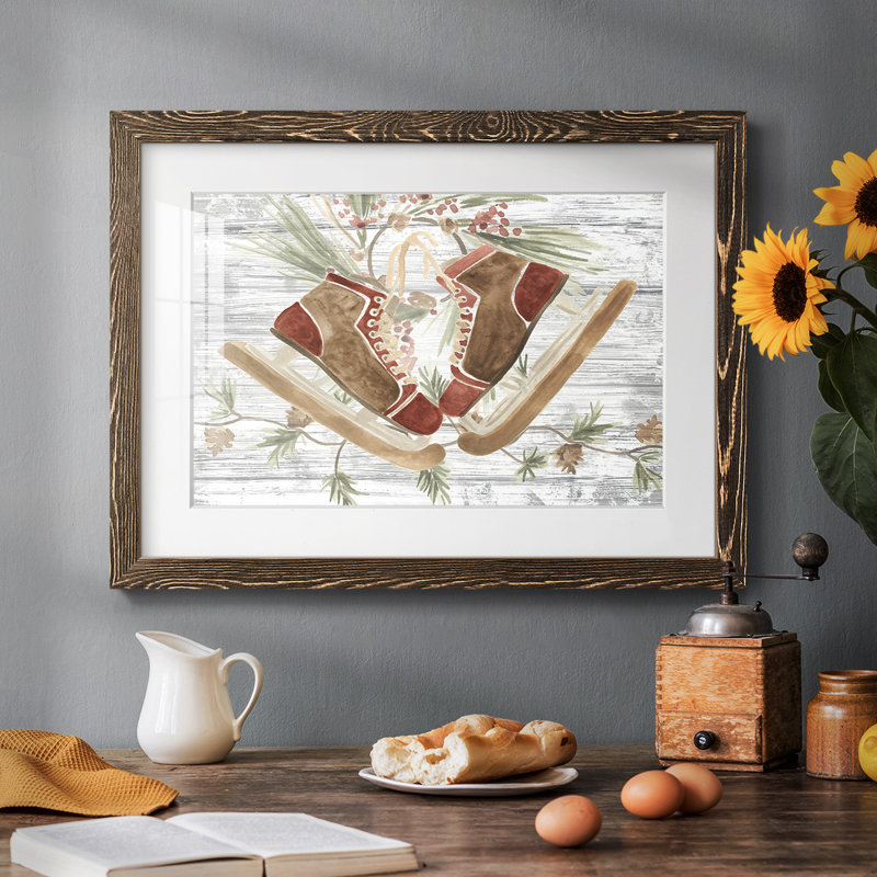 Pinecone Lodge Collection A, H 14 po x l 20 po, Noyer