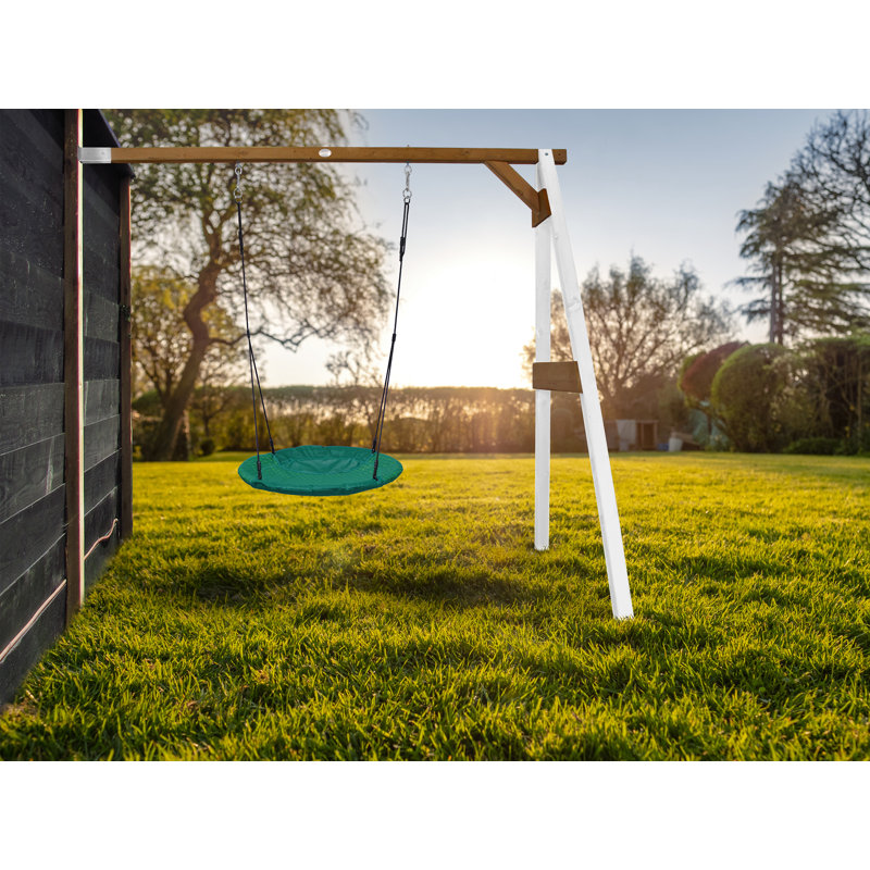 AXI Hemlock Swing Set with 1 Swing(s), White/Brown