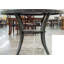 Ensemble de salle à manger moderne et classique en bois naturel Table de salle à manger ronde 4X Chaises d'appoint en tissu gris anthracite