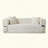 Modern Corduroy sofa with stylish appearance, classic square design, unique two-tier design, convertible into a bed, ideal for apartments and large spaces.-766278552