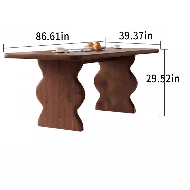 Table de salle à manger Nobia, L 39,37 po x L 86,61 po