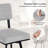 Bronson 26.6" Industrial Swivel Counter Stool with Rectangular Back and Metal Frame-137917162