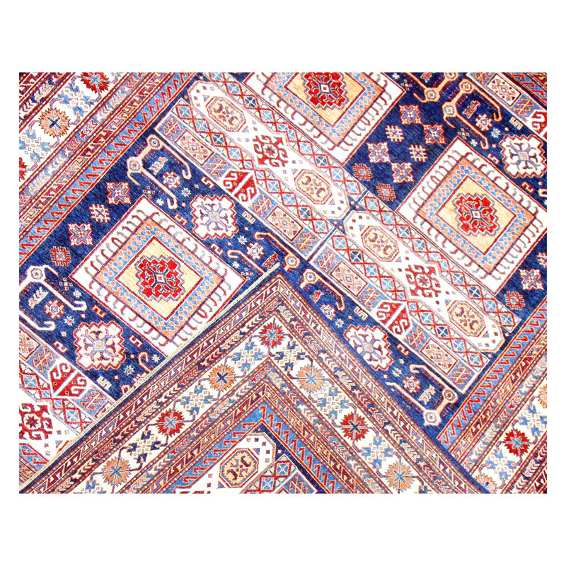 Kazak Wool Southwestern Area Rug