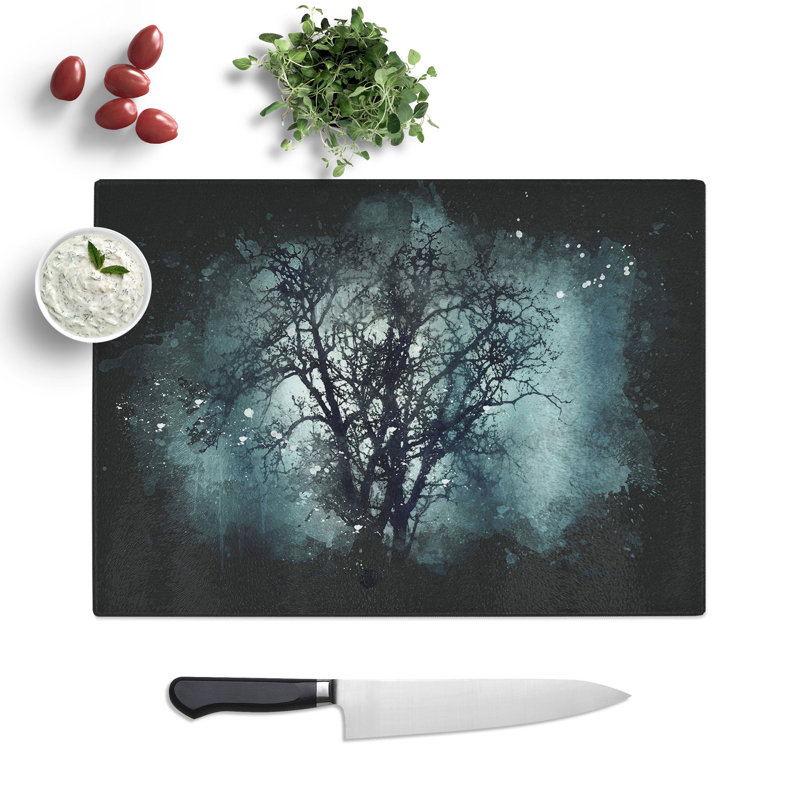 Tree at Dusk Chopping Board, 28.5cm W x 39cm L