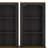Two-Piece Tall Curved Bookshelf, Freestanding Tall Cabinet With Fully Open Storage, Stylish Display Shelf With Anti-Tip Device-440552639