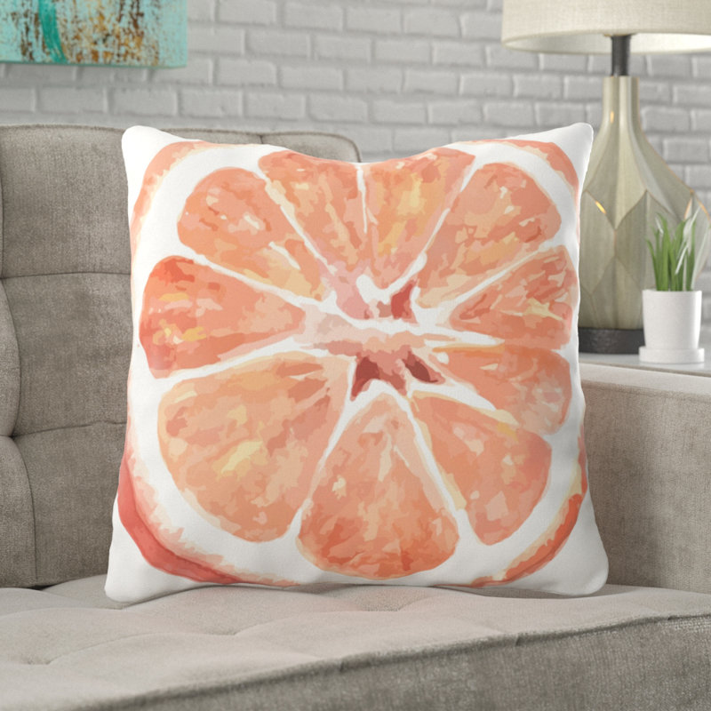 Crescio Outdoor Reversible Throw Pillow, Microsuede, Indoor
