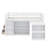 Twin Loft Bed With Drawer Shelf And Pull-Out Desk Combo-351913737