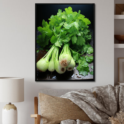 Herbes, coriandre, éclaboussure 1 - Art floral