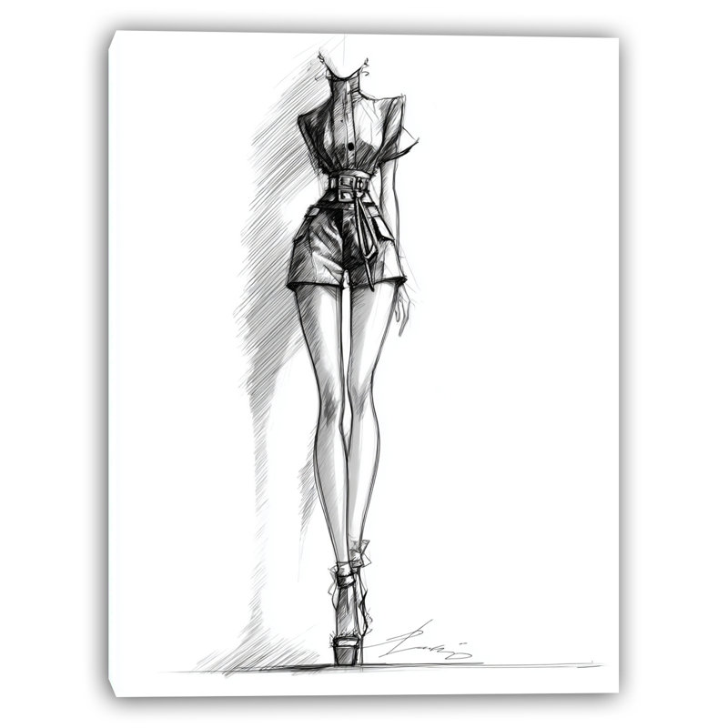 Tall Confidence Wrapped Canvas Wall Art