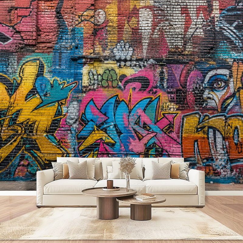 Murale de papier peint auto-adhésif et amovible, L 69 po x l 96 po