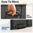 200 Gallon Metal Deck Box, Waterproof Outdoor Storage Box with Wheels and Soft-Close Lockable Lid, Gray-137014914