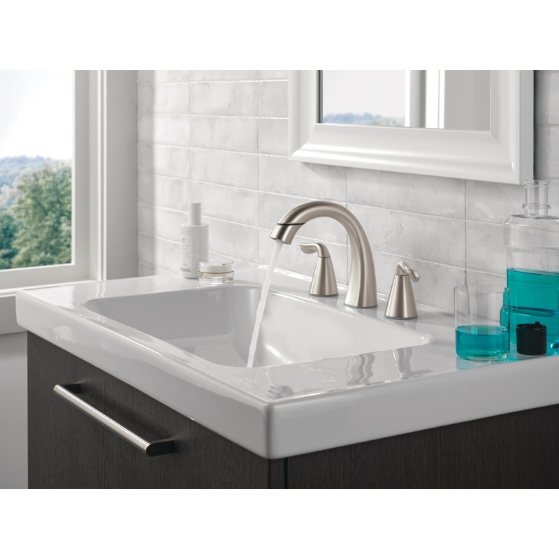 Robinet de salle de bain rétractable Arvo, Nickel brossé Spotshield