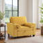 Upholstered Corduroy Armchair-293116138