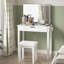 Ensemble de coiffeuse avec miroir pour maquillage