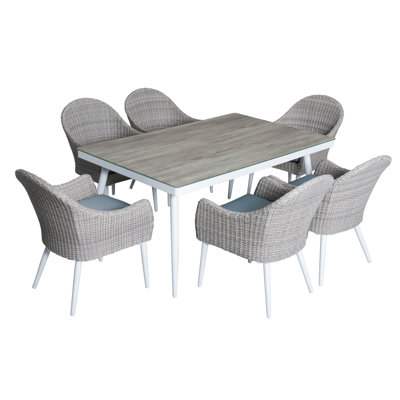 Allux 7-piece Dining Table Set