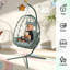 Fauteuil suspendu suspendu en osier avec support et coussin lavable pour patio-1700811277-1700811292