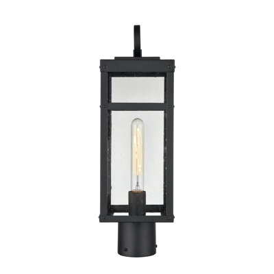 Dalton 20'' High 1-Light Outdoor Post Light - Textured Black
