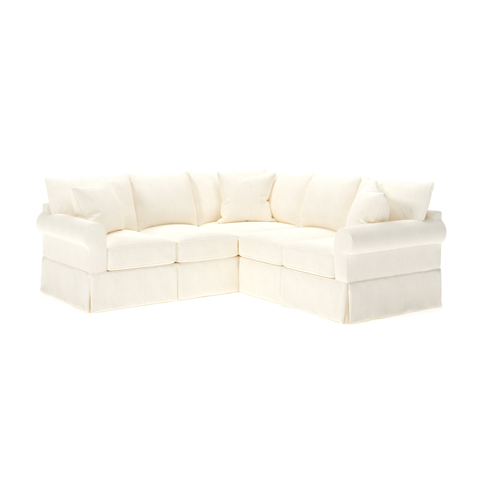 Amari Sectional, Left Hand Facing, Conversation Pearl Basketweave