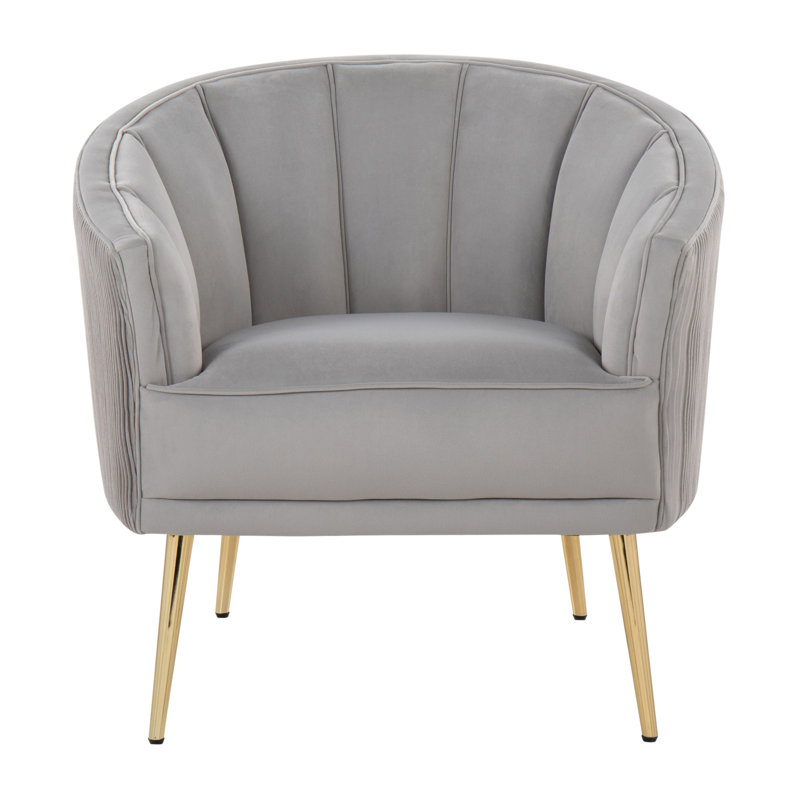 Chaise d'appoint Tania Wondon, Argent argent