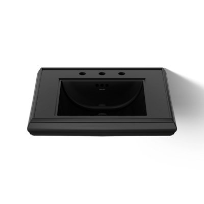 Memoirs® Rectangular Pedestal Bathroom Sink with Overflow