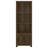 Kovu 3-Shelf Media Tower With Storage Cabinet Antique Pine-1015742357