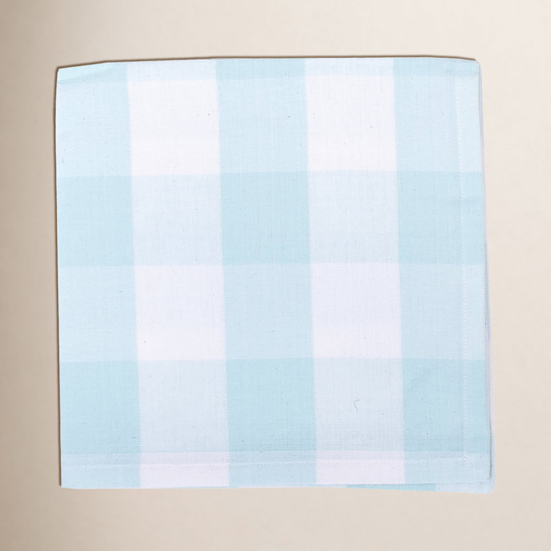Serviette de table en coton 18 po Clarkton, Bleu pâle