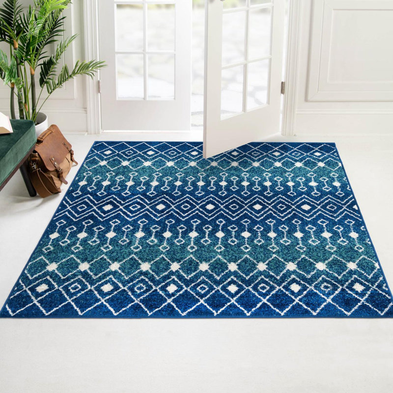 Somerville Geometric Indoor Rug, Square 10'