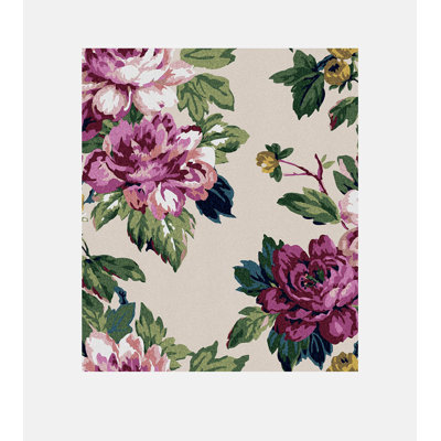 Joules Invite Floral Creme Wallpaper