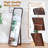Modern Large Wall & Accent Mirrors, Solid Wood Walnut Frame For Home