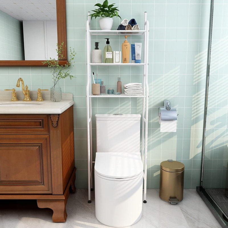 Freestanding Over the Toilet Storage