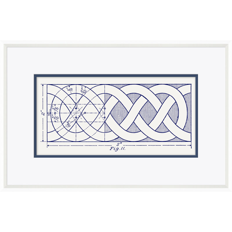 White Figure 11 Framed Drawing Print