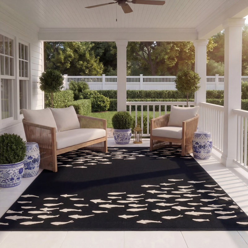 Tapis noir / beige Arley Cy6077, Rectangle 8 pi x 11 pi