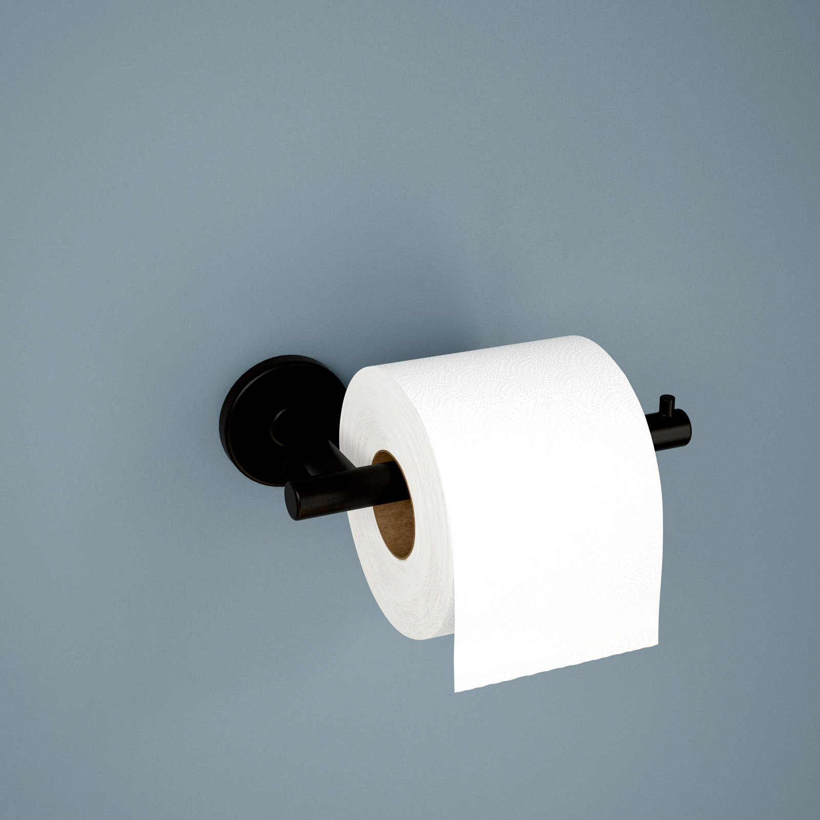Trinsic Toilet Paper Holder, Matte Black