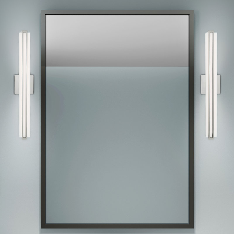 Itzayana Dimmable LED Bath Bar, Polished Chrome