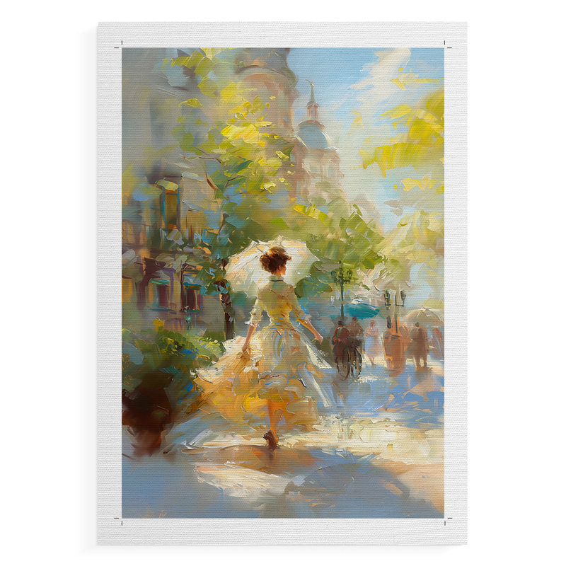 WOMEN Series DCCCXC  -Premium Canvas Print Only - NOT FRAMED -Ready to Hang, 18" H x 12" W