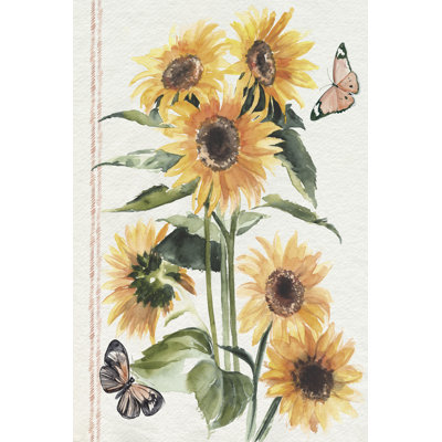 Autumn Sunflowers I - Wrapped Canvas Painting